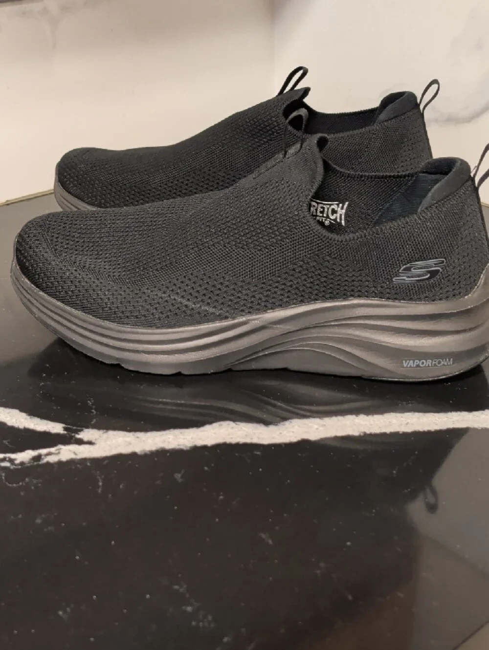 Skechers Vapor Foam Covert Men's Knit Slip-On Platform Sneakers Size 14
